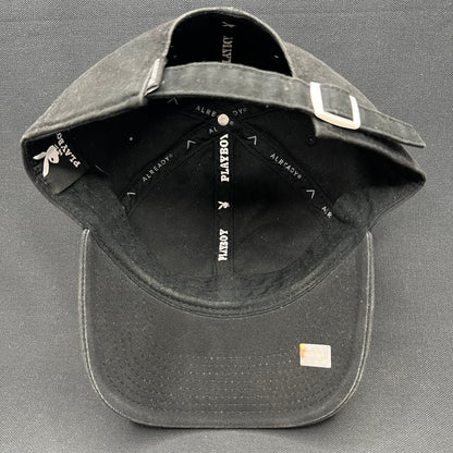Playboy Metal Bunny Logo Strapback Hat Already Design Co