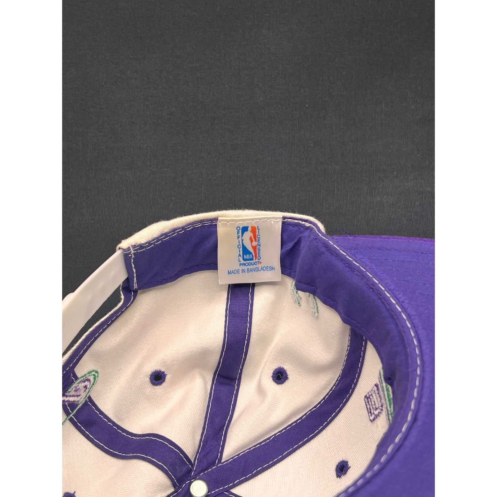 Vintage 1990s Milwaukee Bucks Snapback Hat Purple/White – Pro Player NBA