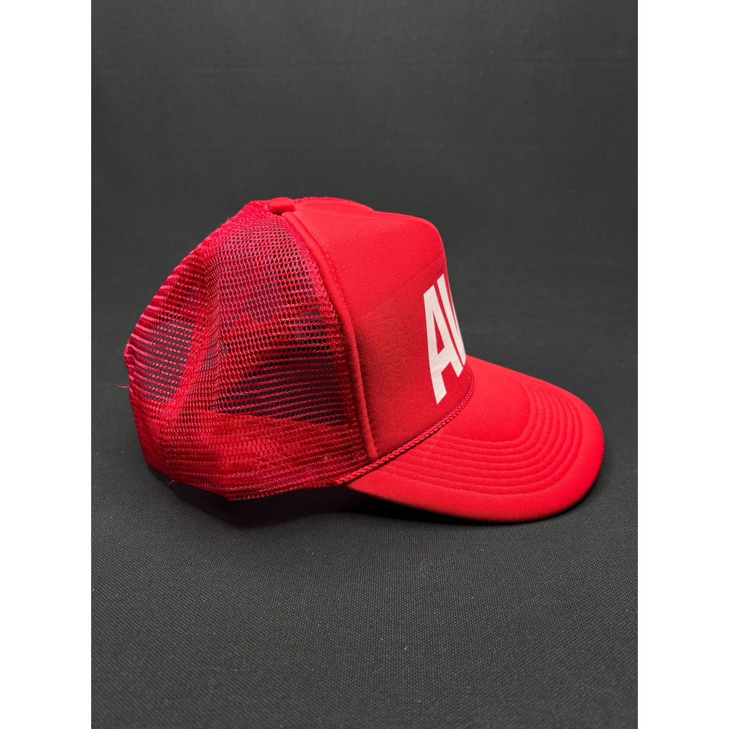 AVN Trucker Hat Classic Red Foam Front Mesh Snapback Adult Video News Promo Cap