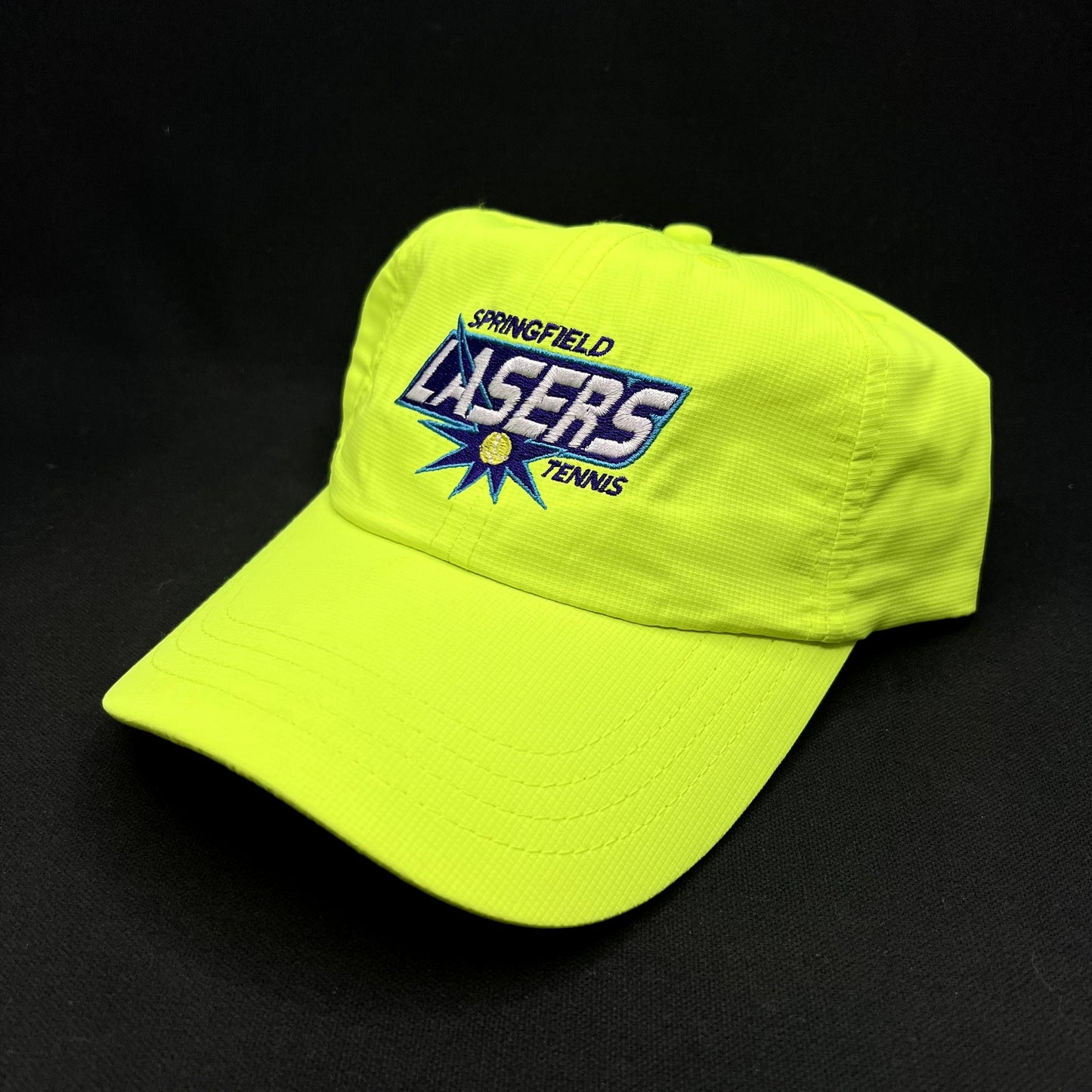 Vintage Springfield Lasers World TeamTennis Neon Strapback Tennis Hat WTT