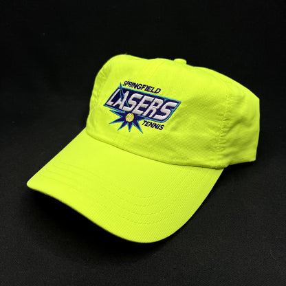 Vintage Springfield Lasers World TeamTennis Neon Strapback Tennis Hat WTT