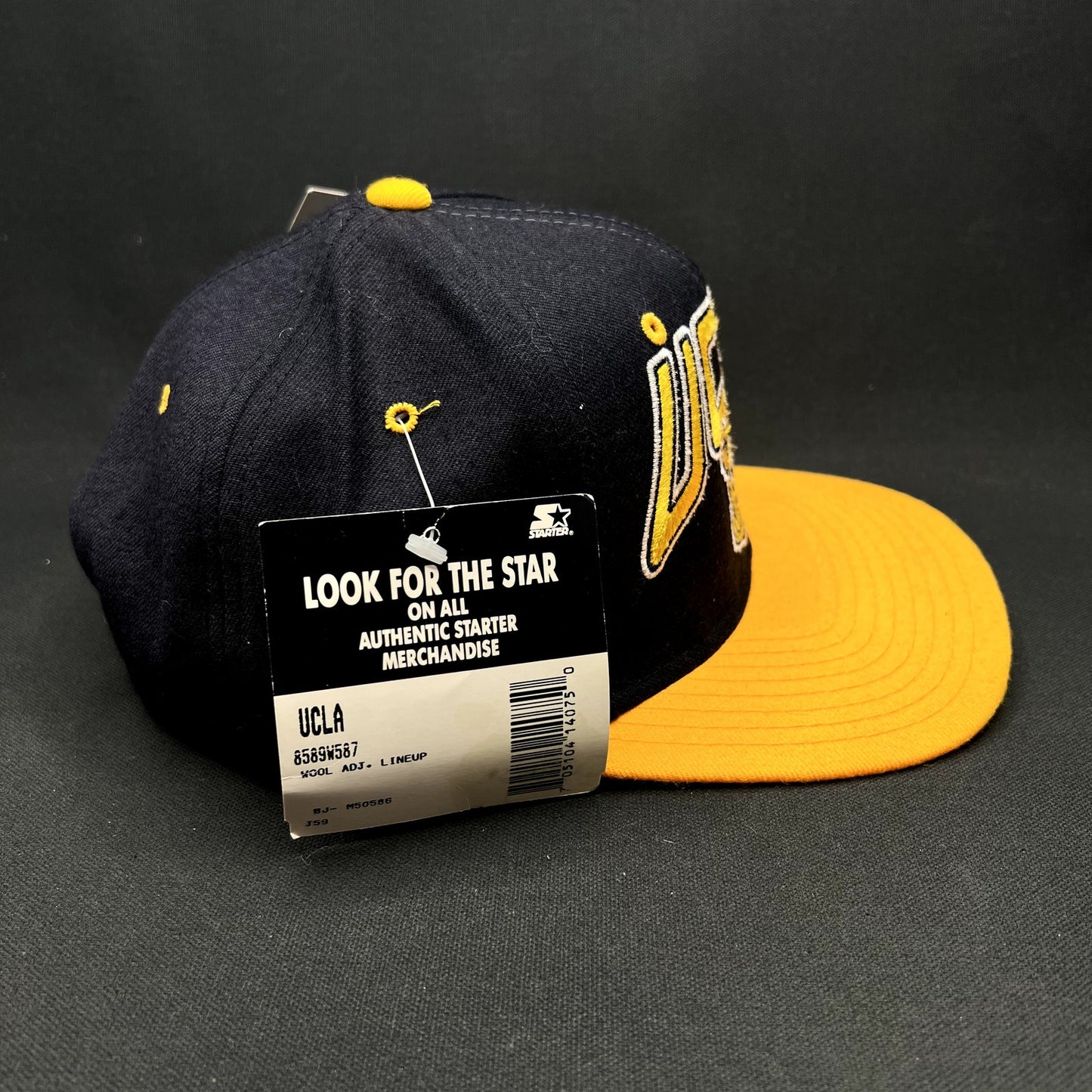 Vintage UCLA Bruins Bear Logo Snapback Hat NWT Starter The Right Hat NCAA