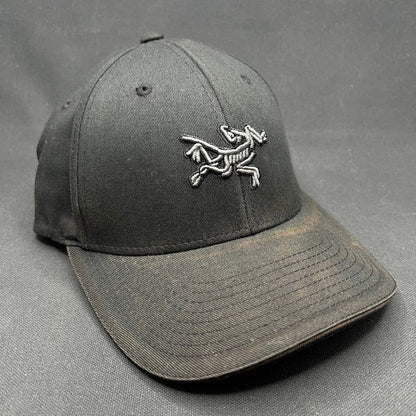 Arc’teryx Flexfit Hat Black Bird Logo Cap Outdoor Hiking OSFA