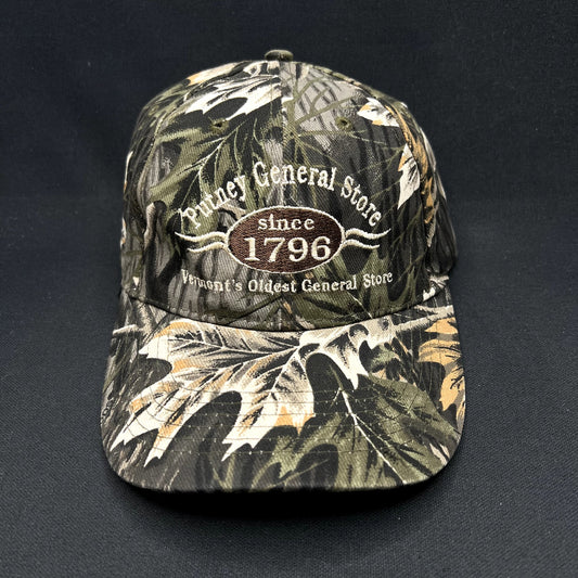 Putney General Store 1796 Vermont Camo Strapback Hat Daystone
