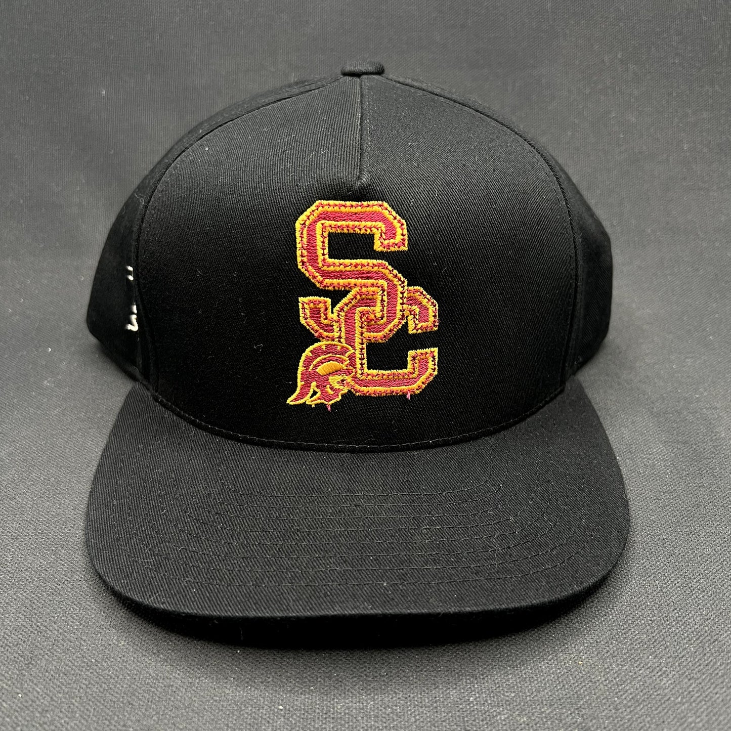 USC Trojans Alumni Snapback Hat Vintage Yupoong Black NCAA
