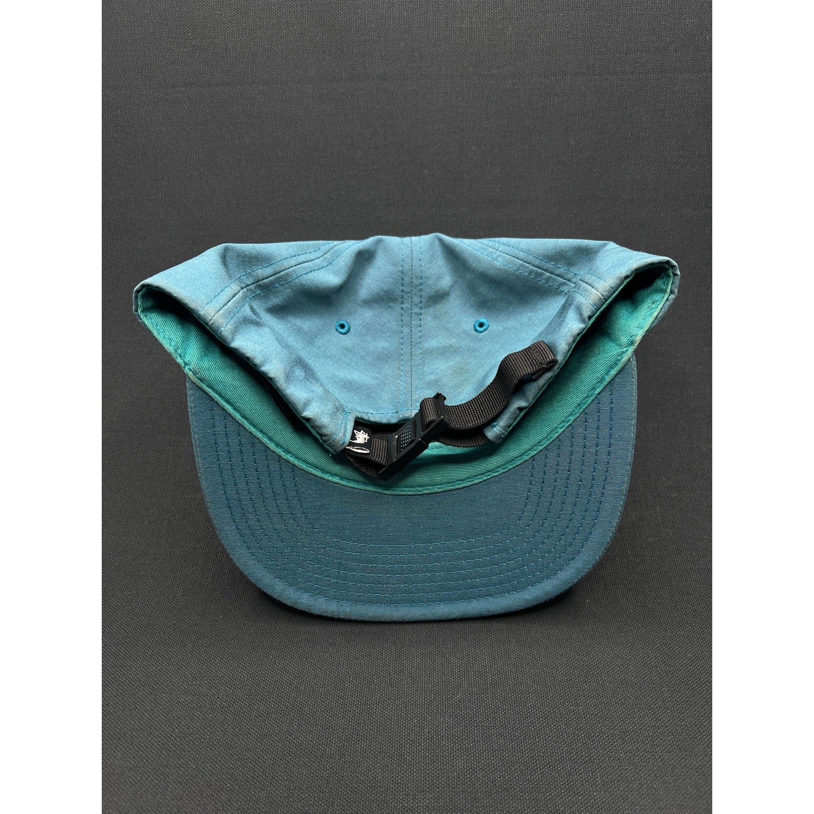 Stüssy Teal Strapback Hat Classic Logo Patch Lightweight Streetwear Essential