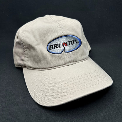 Vintage Brunton Richardson Strapback Hat Surveying Geology Outdoor Promo Cap