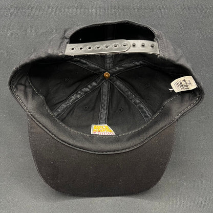 Vintage USA Ski Team BULA Snapback Hat Made in USA Black AHA 90s