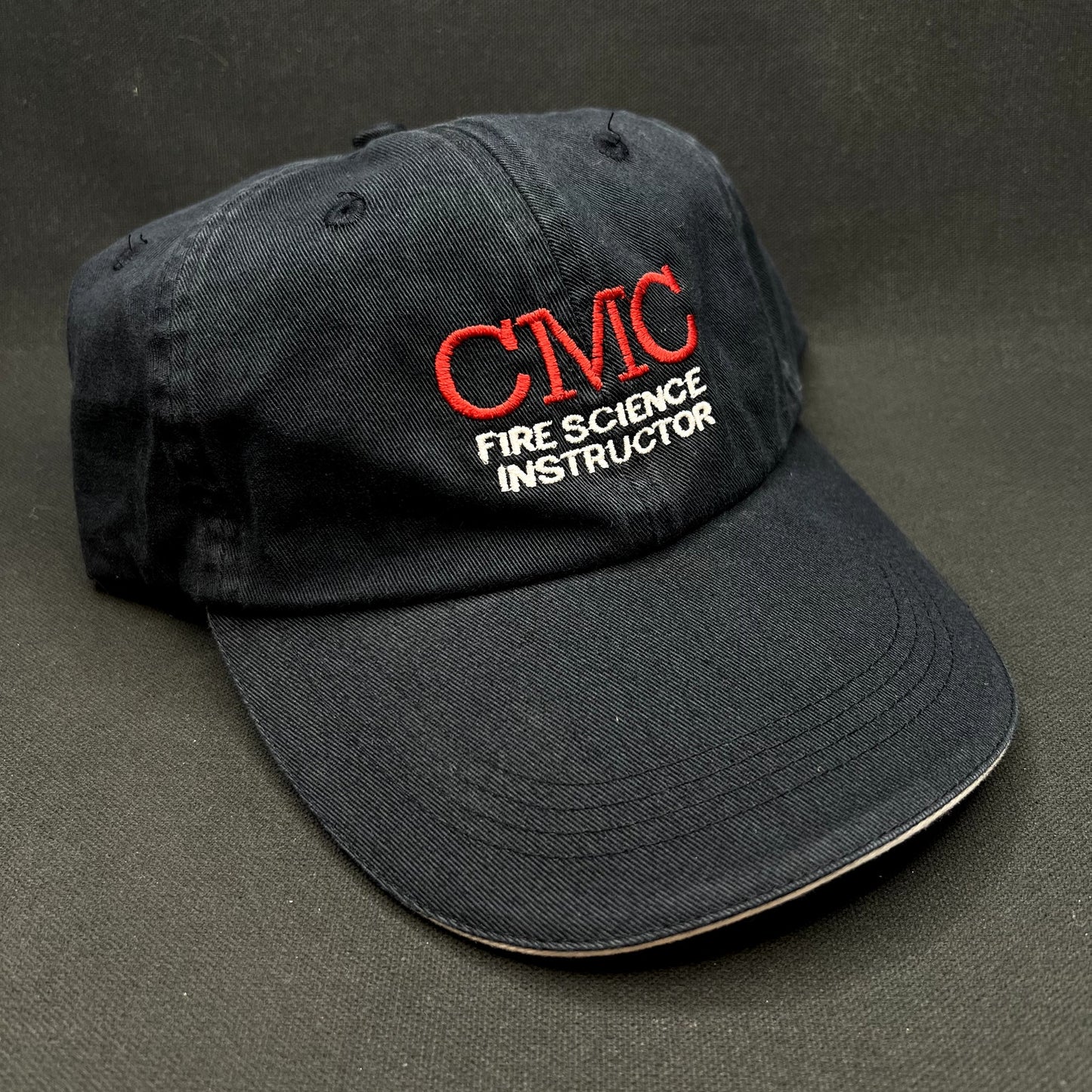 CMC Fire Science Instructor Strapback Hat Falcon Headwear Everyone Goes Home