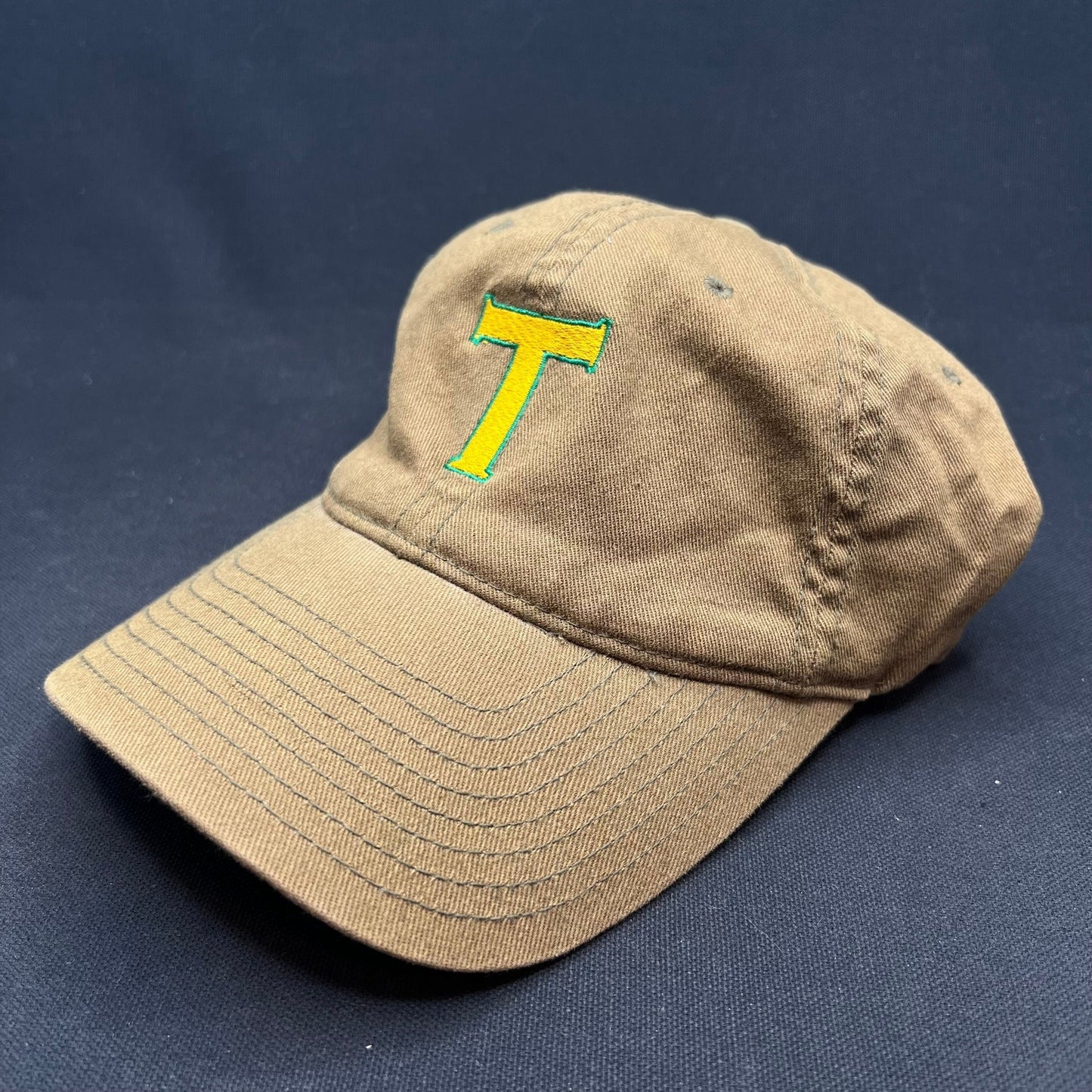 Y2K Topper’s Aspen Flexfit Hat Khaki Ski Shop Cap
