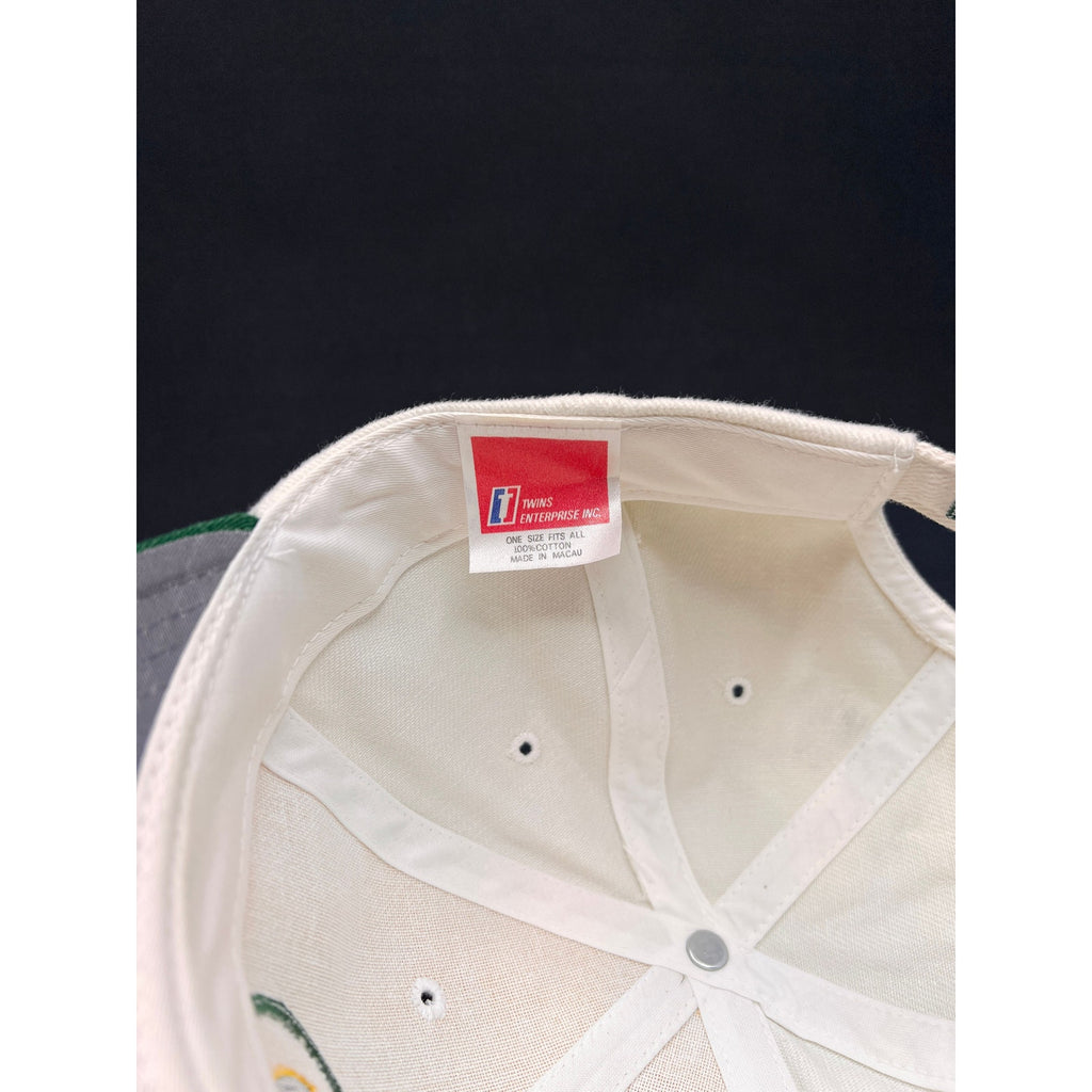 Vintage 90s Green Bay Packers Strapback Hat Twins Enterprise NFL Macau