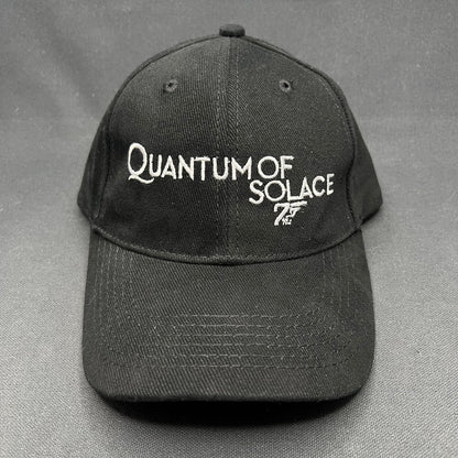 James Bond Quantum of Solace 007 Strapback Hat Black James Bond Promo Cap