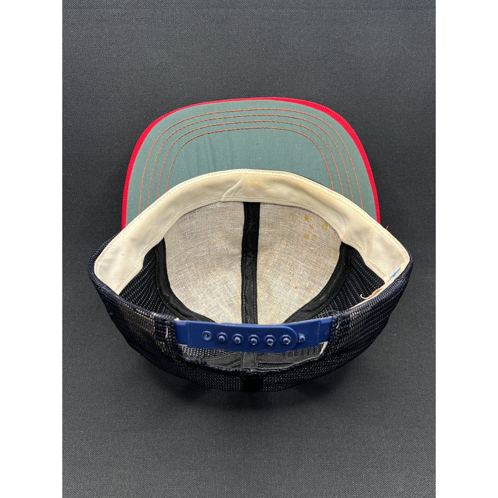 Vintage 1980s Anaheim Angels Trucker Snapback Hat MLB Mesh Made in USA