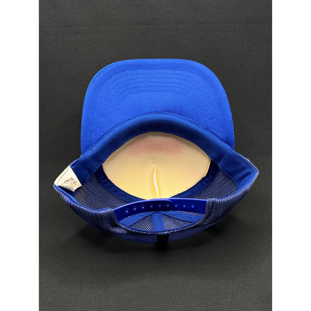 Vintage Miller Famous Ice Cream 80s Mesh Trucker Hat Taiwan R.O.C. Made Snapback