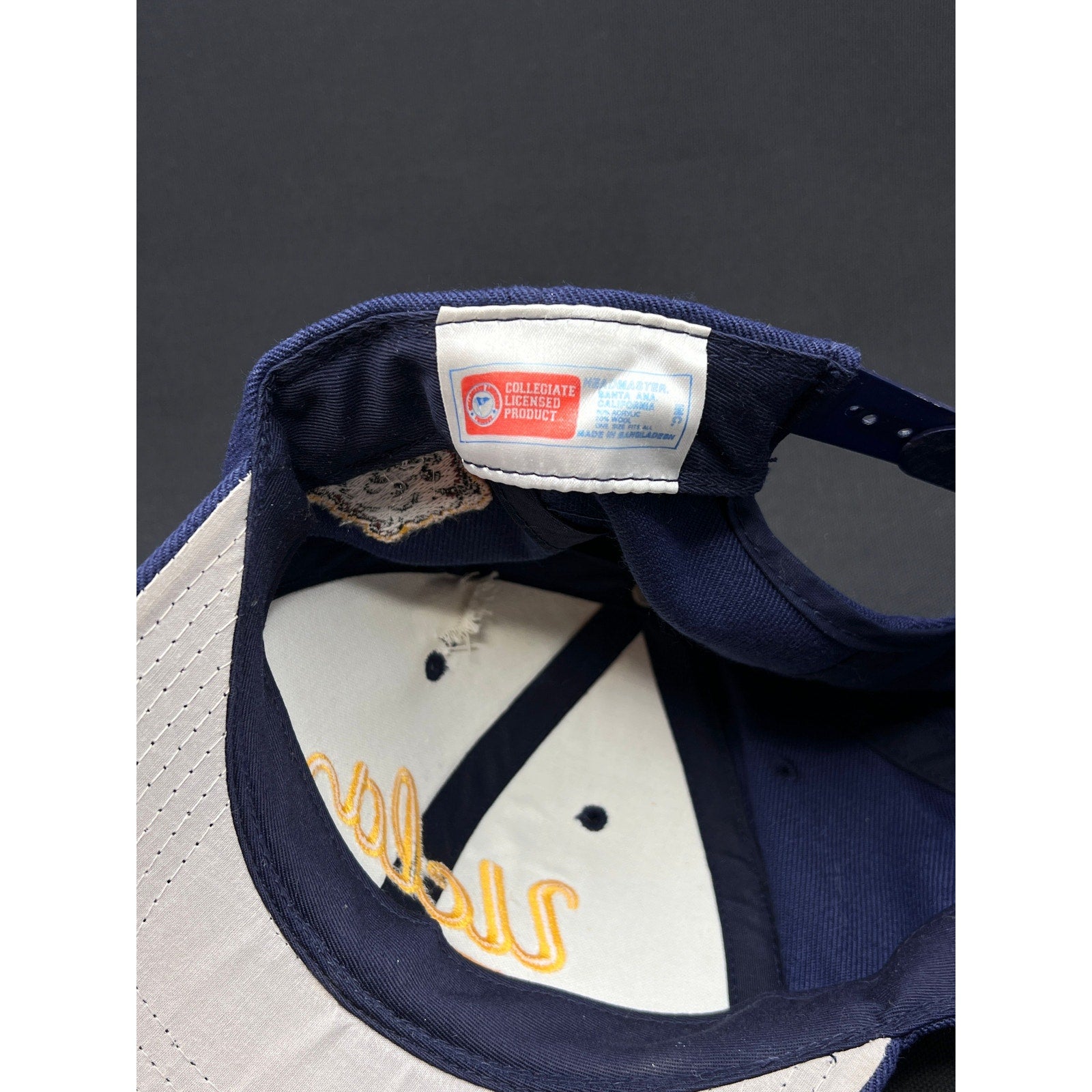 Vintage UCLA Bruins Script Logo Snapback Collegiate Licensed