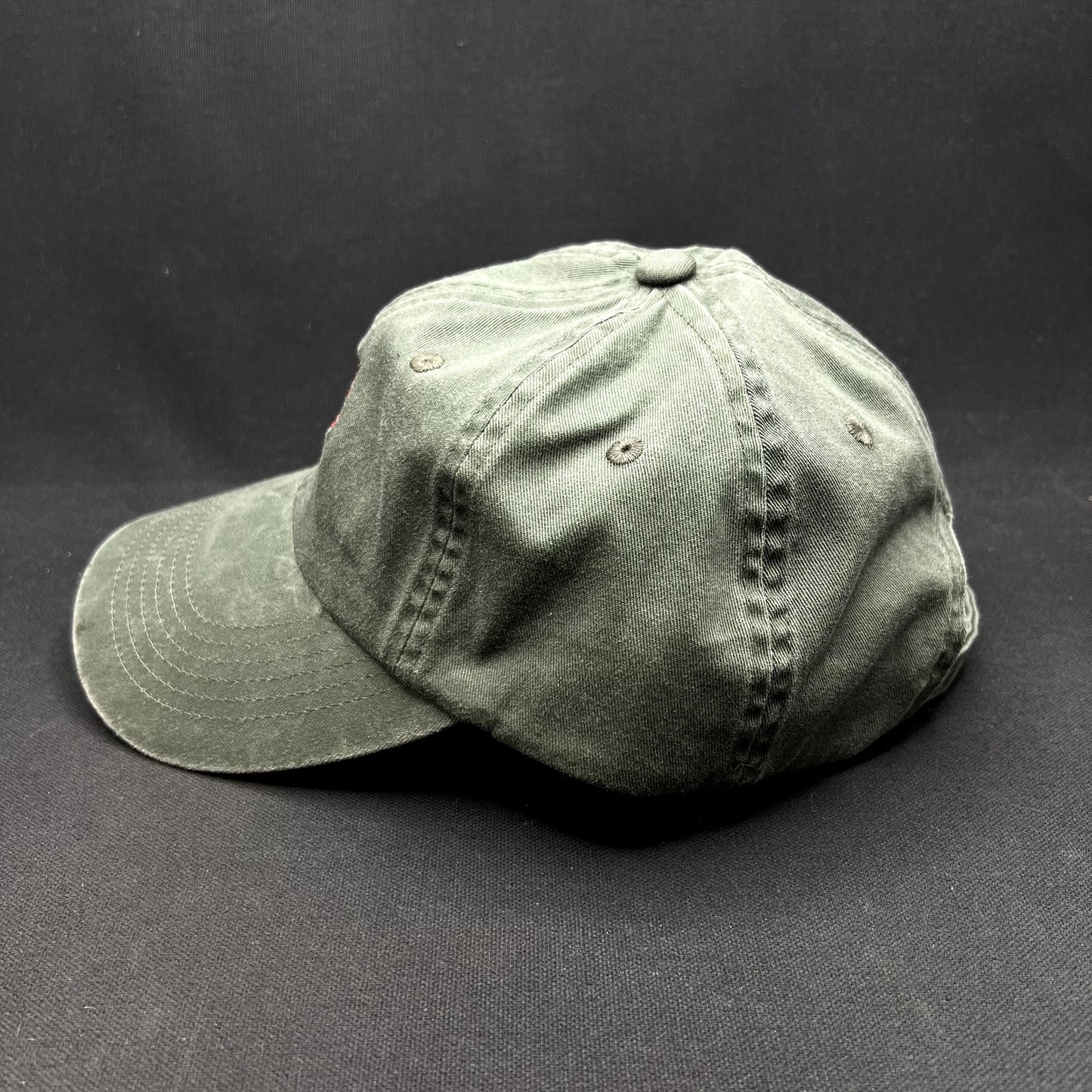 Covered Bridge Recording Studio Olive Green Strapback Hat Port Authority