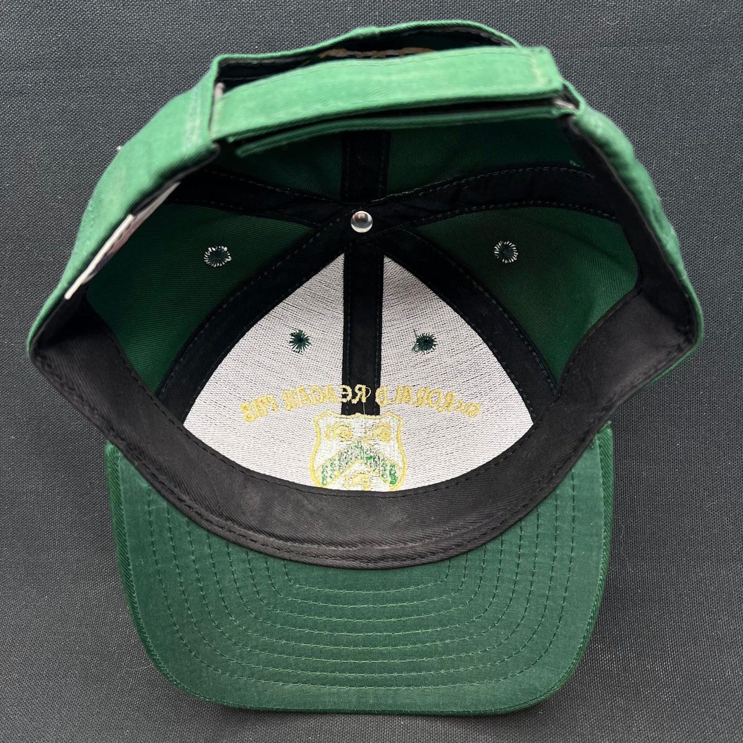 Vintage Ronald Reagan Pub Ireland Crest Snapback Hat USA