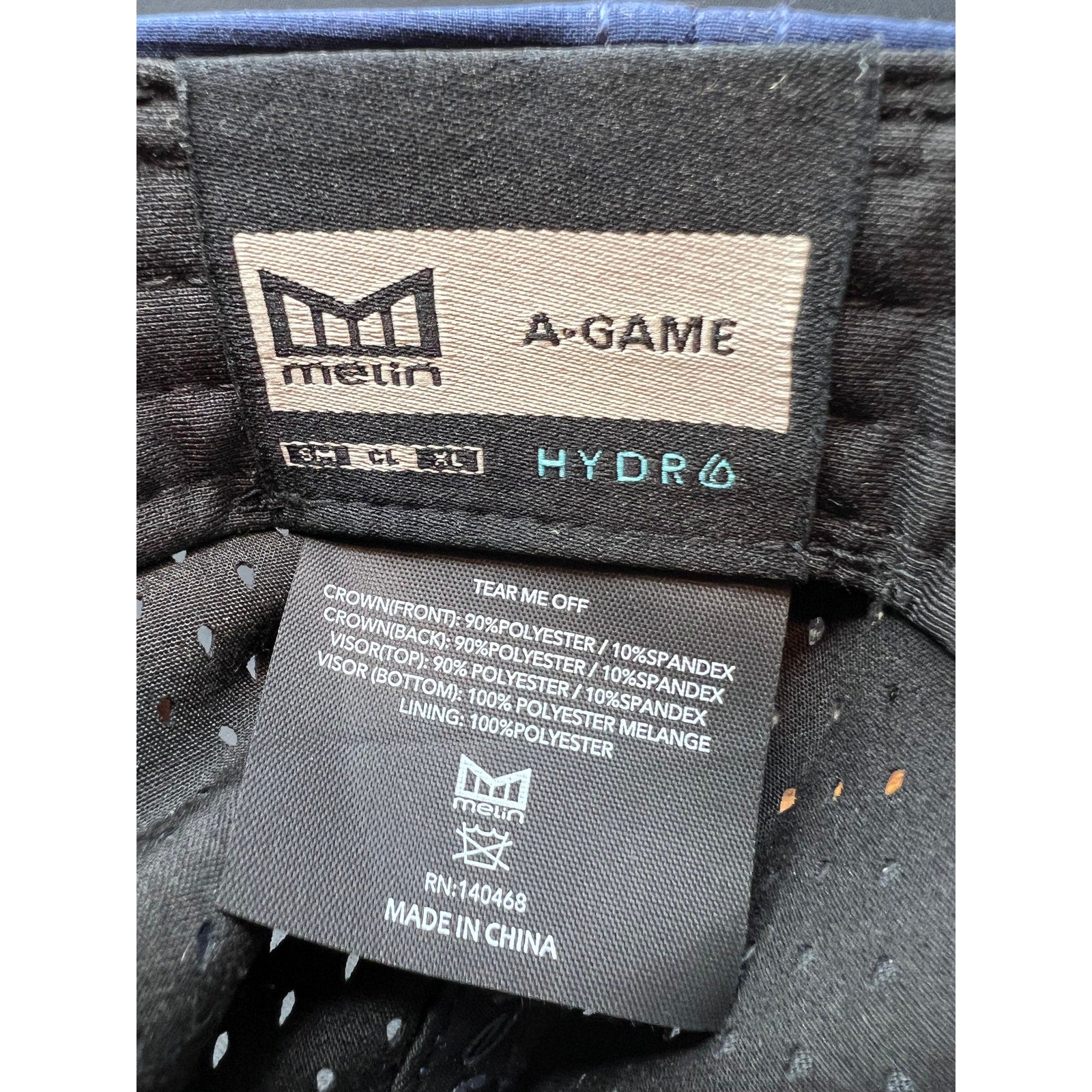 Melin x Liquid I.V. HYDRO A-Game Snapback Hat – Navy – Excellent Condition