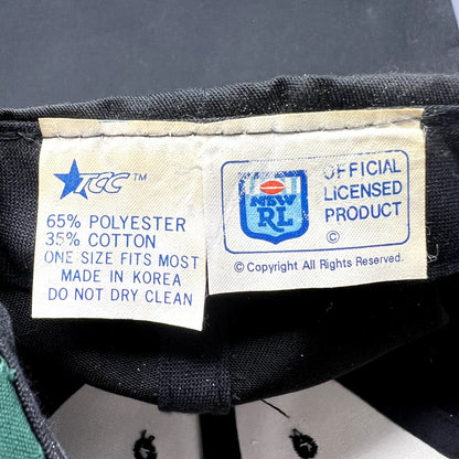 Vintage Gold Coast Seagulls NRL Snapback Hat Black Made in Korea