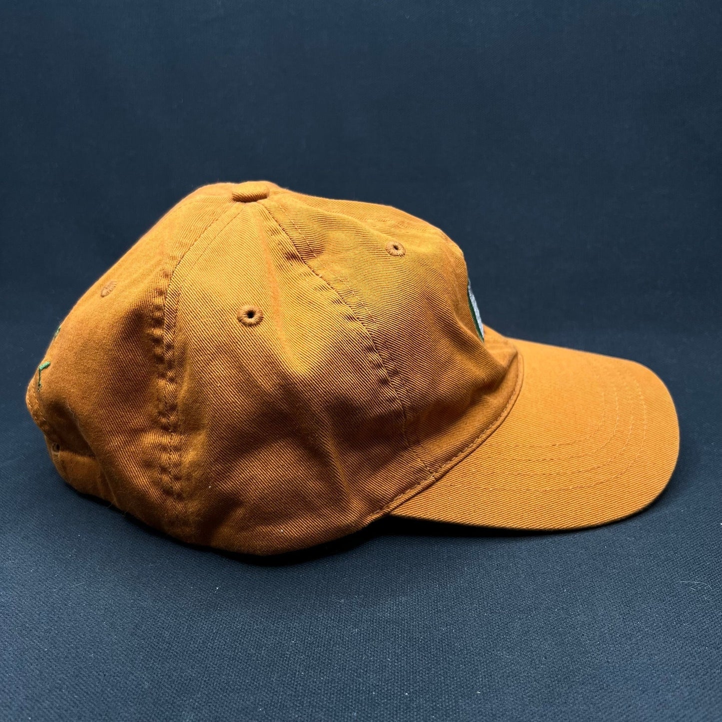 Merrell Strapback Hat Orange Outdoor Hiking Cap Logo Lightweight