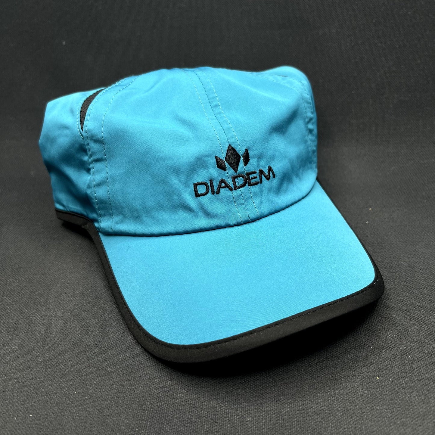 Diadem Performance Running Hat Blue Lightweight Strapback Athletic Cap