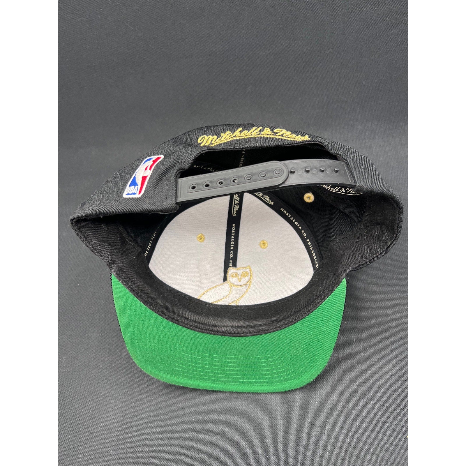 Rare 2015 Toronto Raptors x OVO Mitchell & Ness Snapback – Black & Gold Owl Edition
