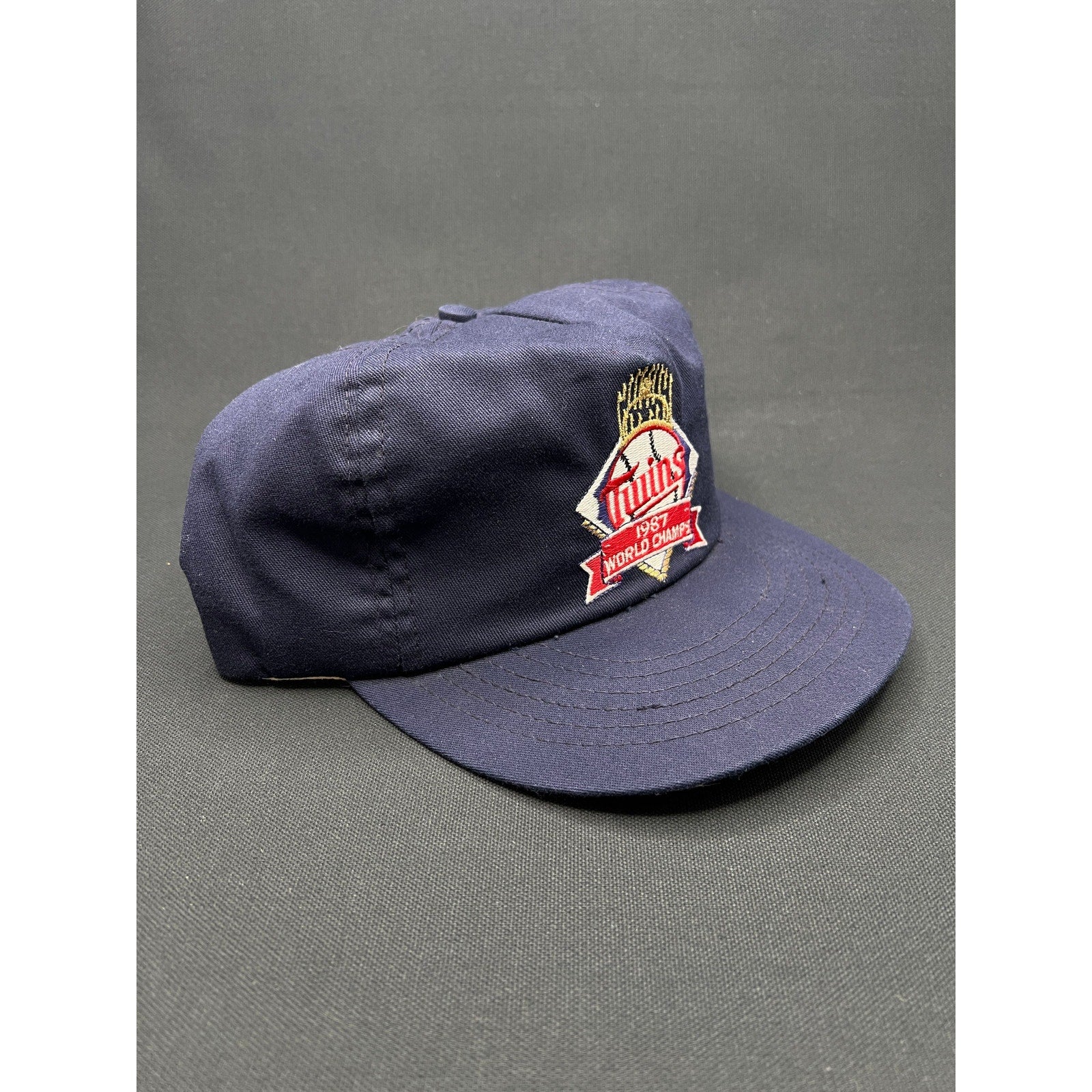 Vintage 1987 Minnesota Twins World Series Champions Hat ANNCO MLB Snapback