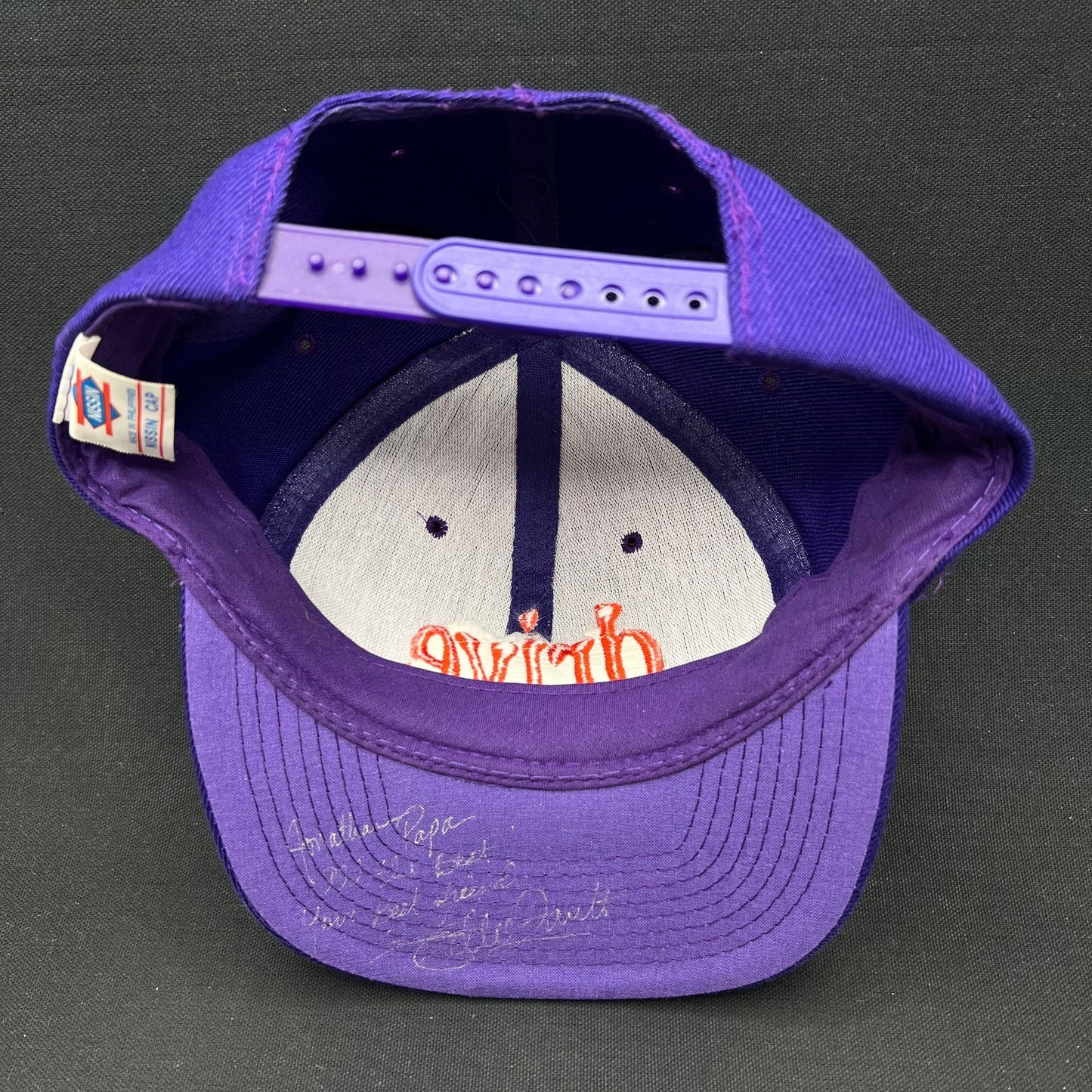 Vintage Willie Gault Signed Drive Nissin Snapback Hat 90s