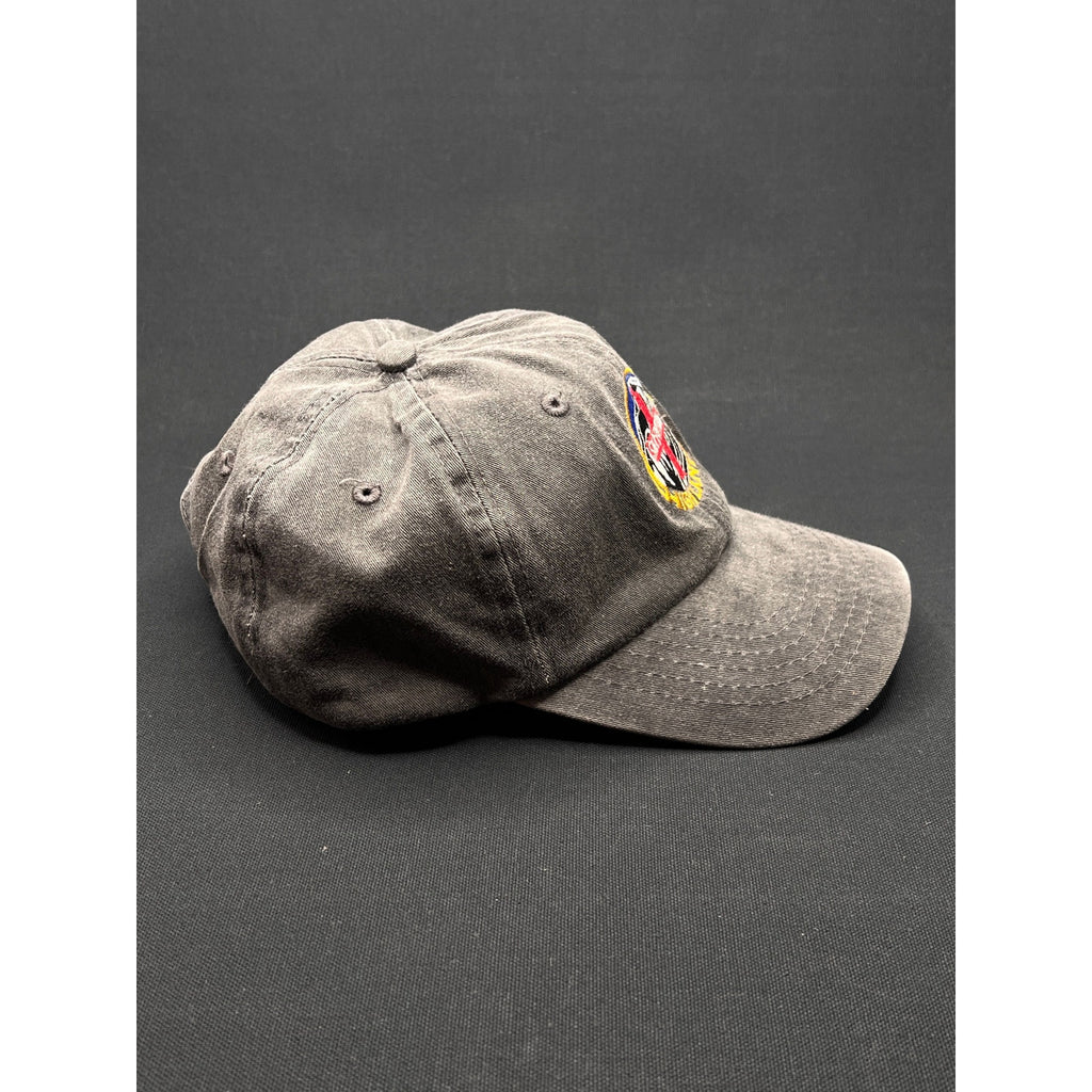 Vintage Highland Ski Patrol Washed Black Dad Hat – 100% Cotton Strapback