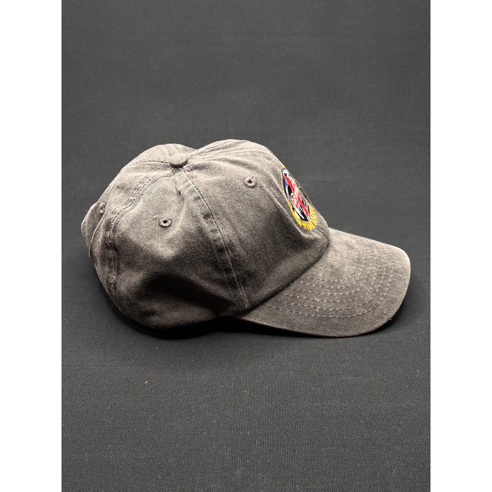 Vintage Highland Ski Patrol Washed Black Dad Hat – 100% Cotton Strapback