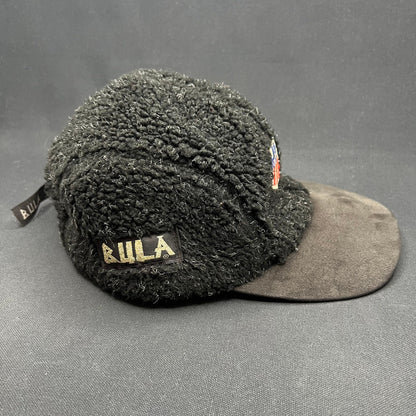 Vintage BULA USA Ski Team Sherpa Wool Strapback Hat USA Ski