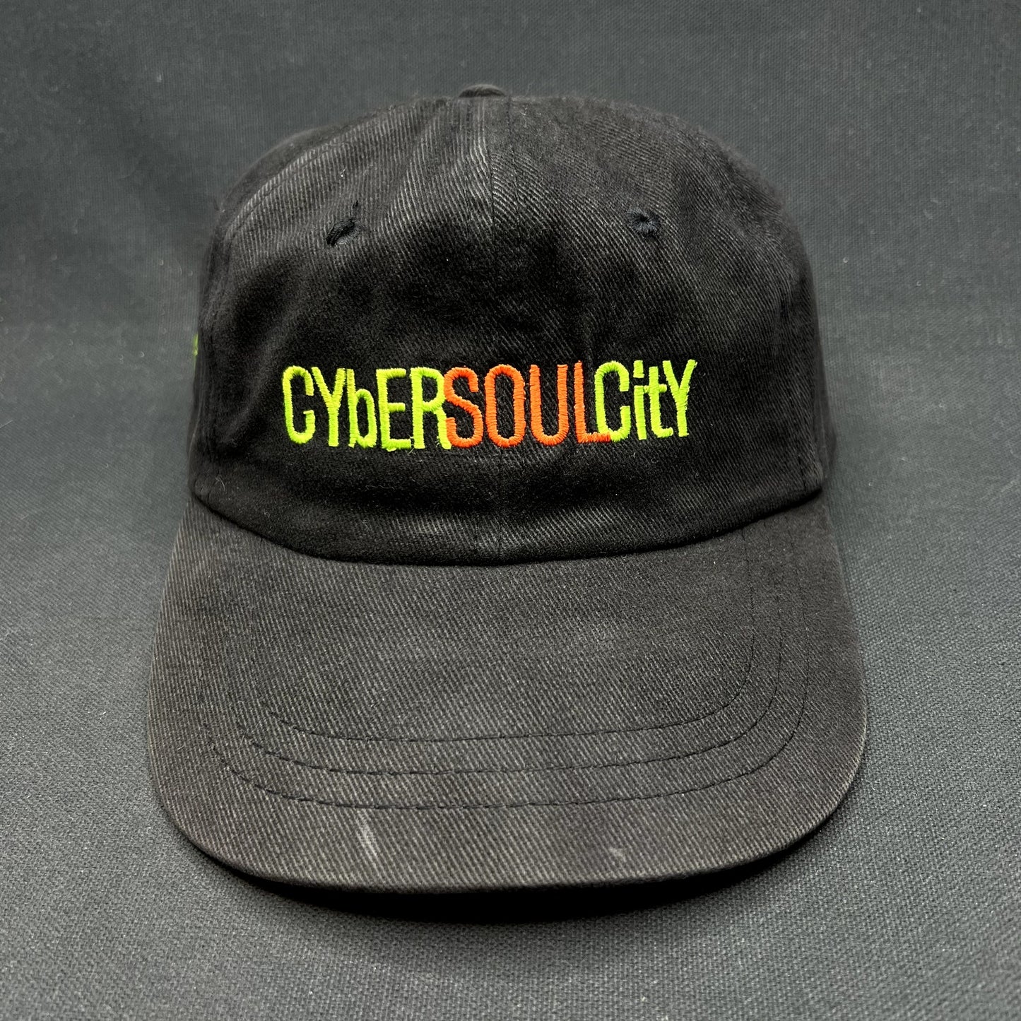 Vintage HBO CyberSoulCity Strapback Hat Black Promo Cap Y2K