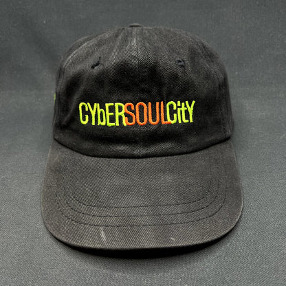 Vintage HBO CyberSoulCity Strapback Hat Black Promo Cap Y2K