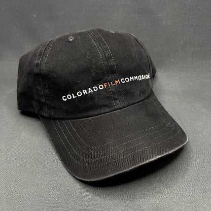 Colorado Film Commission Adjustable Strapback Hat Black Film Industry Promo Cap