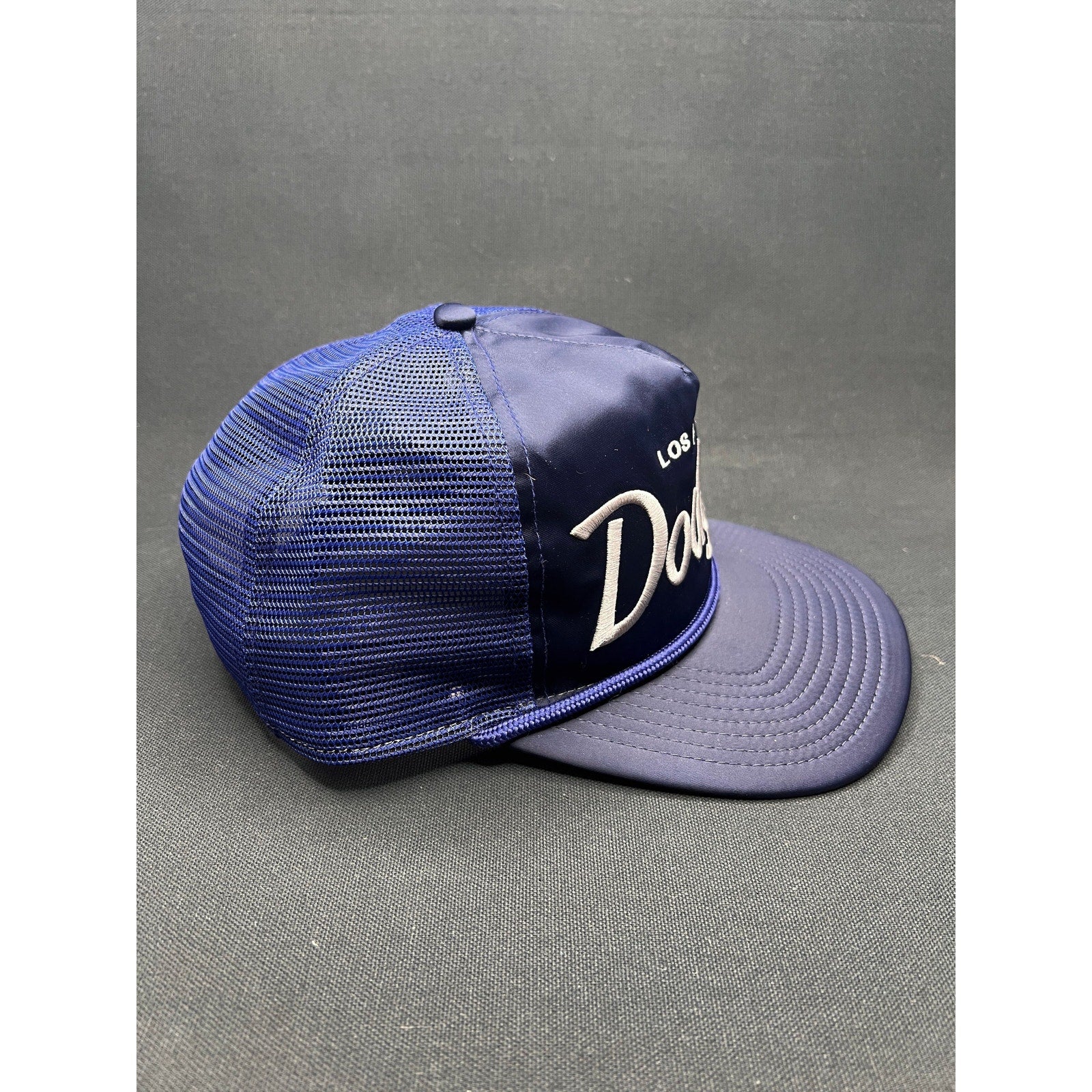 Los Angeles Dodgers Trucker Hat – New Era Mesh Snapback (Classic Satin Front Panel)