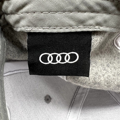 Audi FIS Alpine World Cup Wool Blend Snapback Hat Gray Felt Four Rings Cap