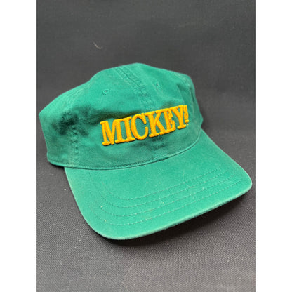 Vintage 90s Mickey’s Malt Liquor Hat Vision Concepts Green Gold Flex Fitted