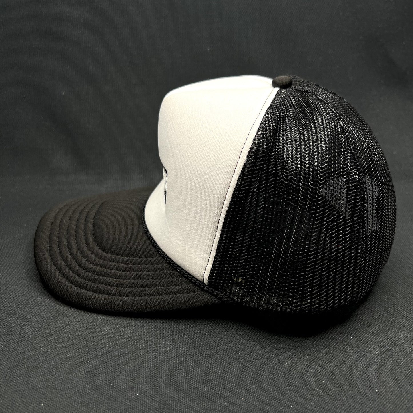 AMP Any Means Possible Trucker Hat Black White Snapback