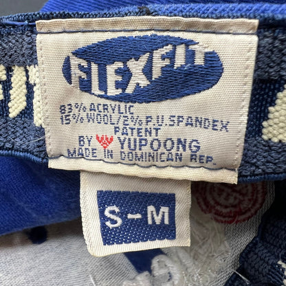 Vintage Element Skateboards Flexfit Hat Blue Spellout Logo S/M