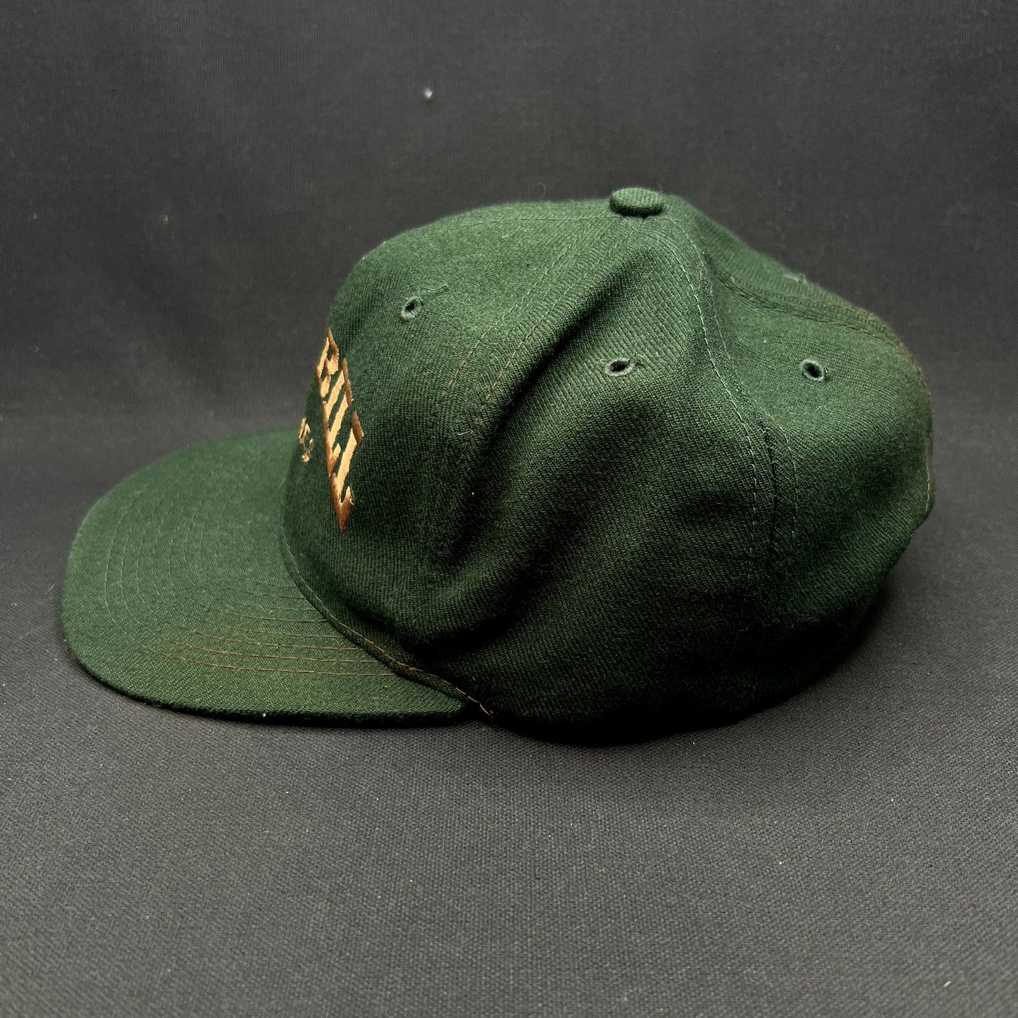 Vintage Wild Bill Costumes Snapback Hat Otto Cap Dark Green USA Western