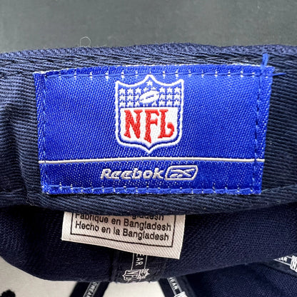 NWT Reebok Denver Broncos Strapback Hat NFL Big Logo Navy Orange Cap
