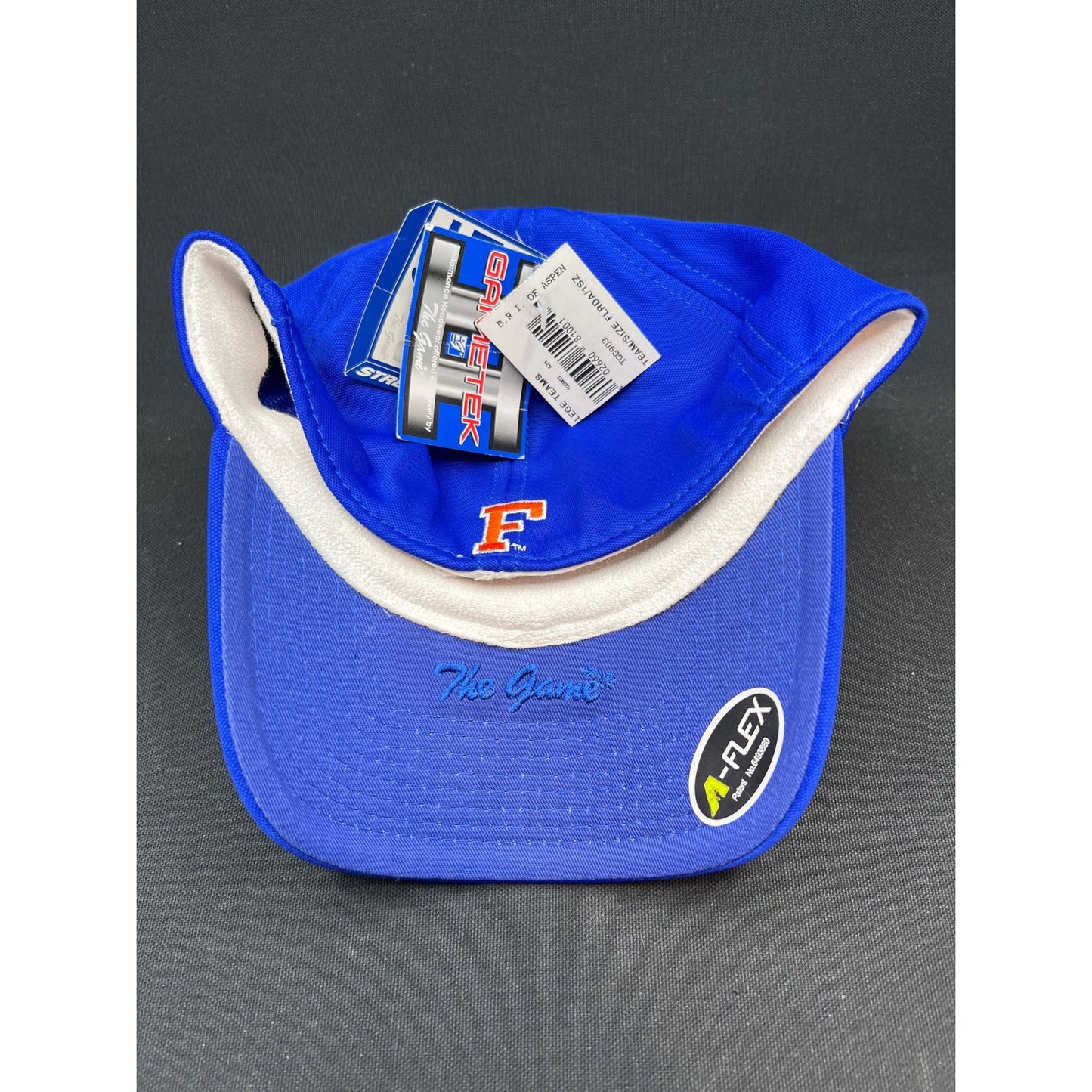 New with Tags – Florida Gators “The Game” GameTek A-Flex Fitted Hat (Royal Blue)