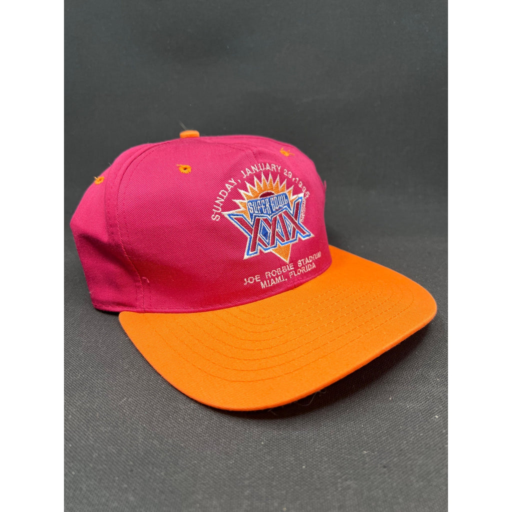 Vintage 1995 Super Bowl XXIX Hat New Era Pro Model Miami FL Snapback Team NFL