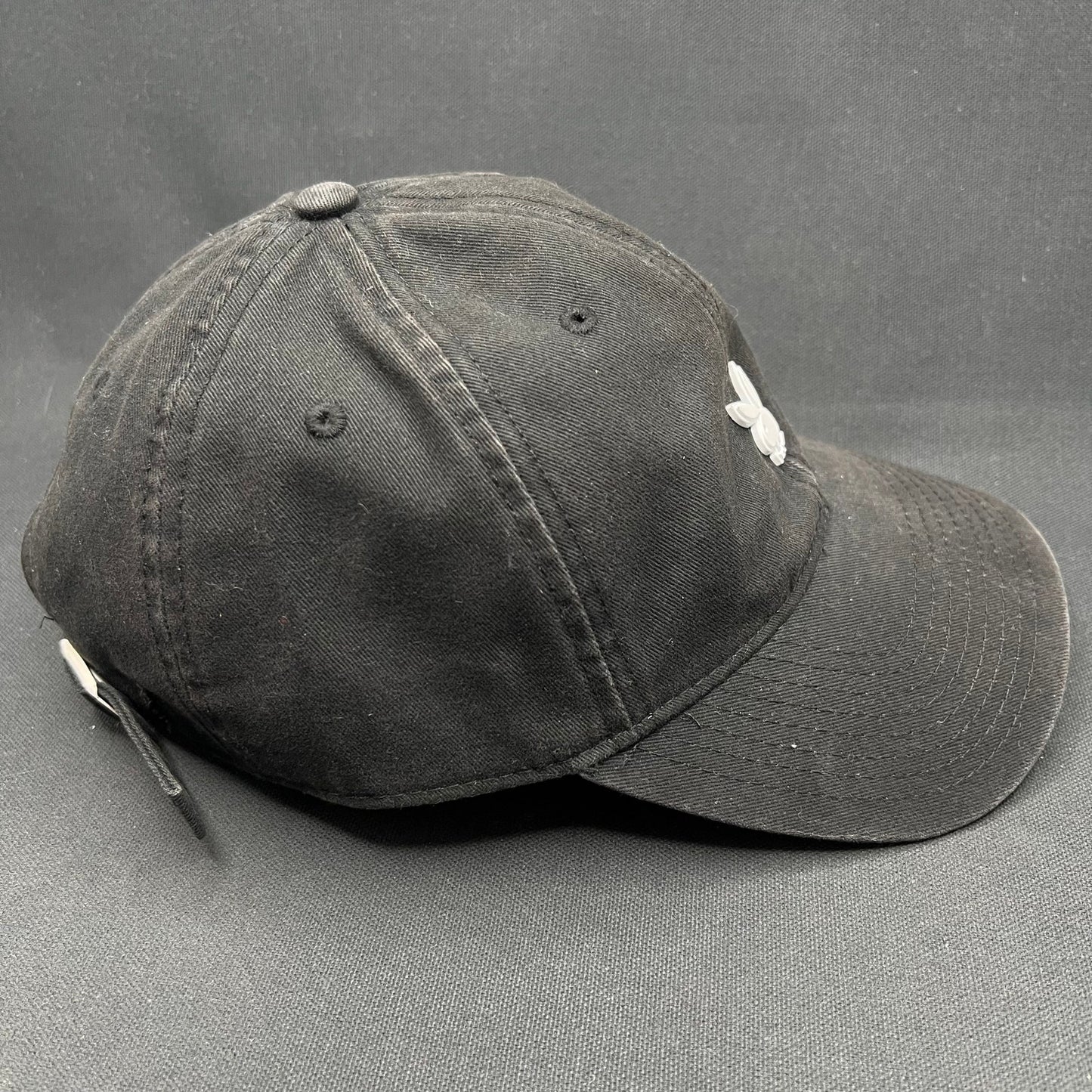 Playboy Metal Bunny Logo Strapback Hat Already Design Co