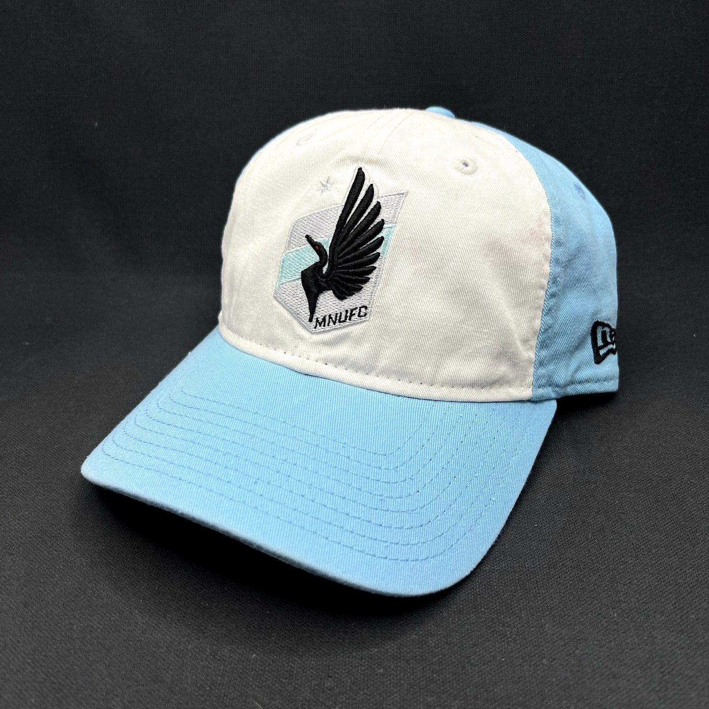 Minnesota United FC New Era 9TWENTY Strapback Hat MLS Loons Light Blue