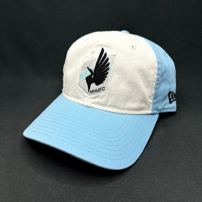 Minnesota United FC New Era 9TWENTY Strapback Hat MLS Loons Light Blue