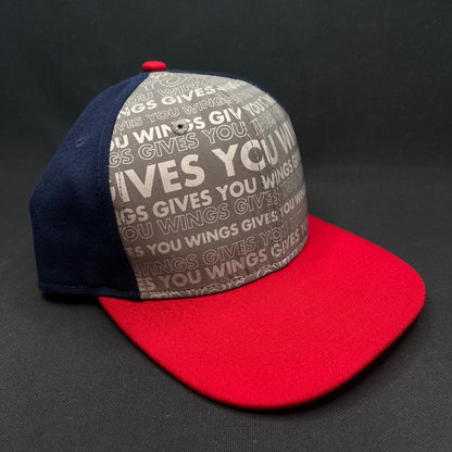 Red Bull Gives You Wings Snapback Hat New Era Energy Drink Cap