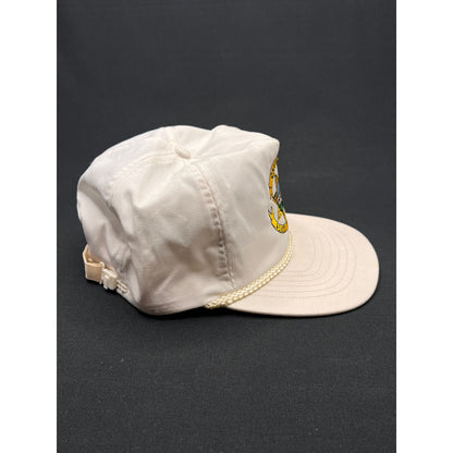 Vintage 90s California State Parole Rope Hat Otto – White Snapback