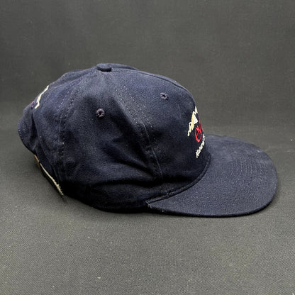 Vintage Evian Natural Spring Water Strapback Hat USA Made