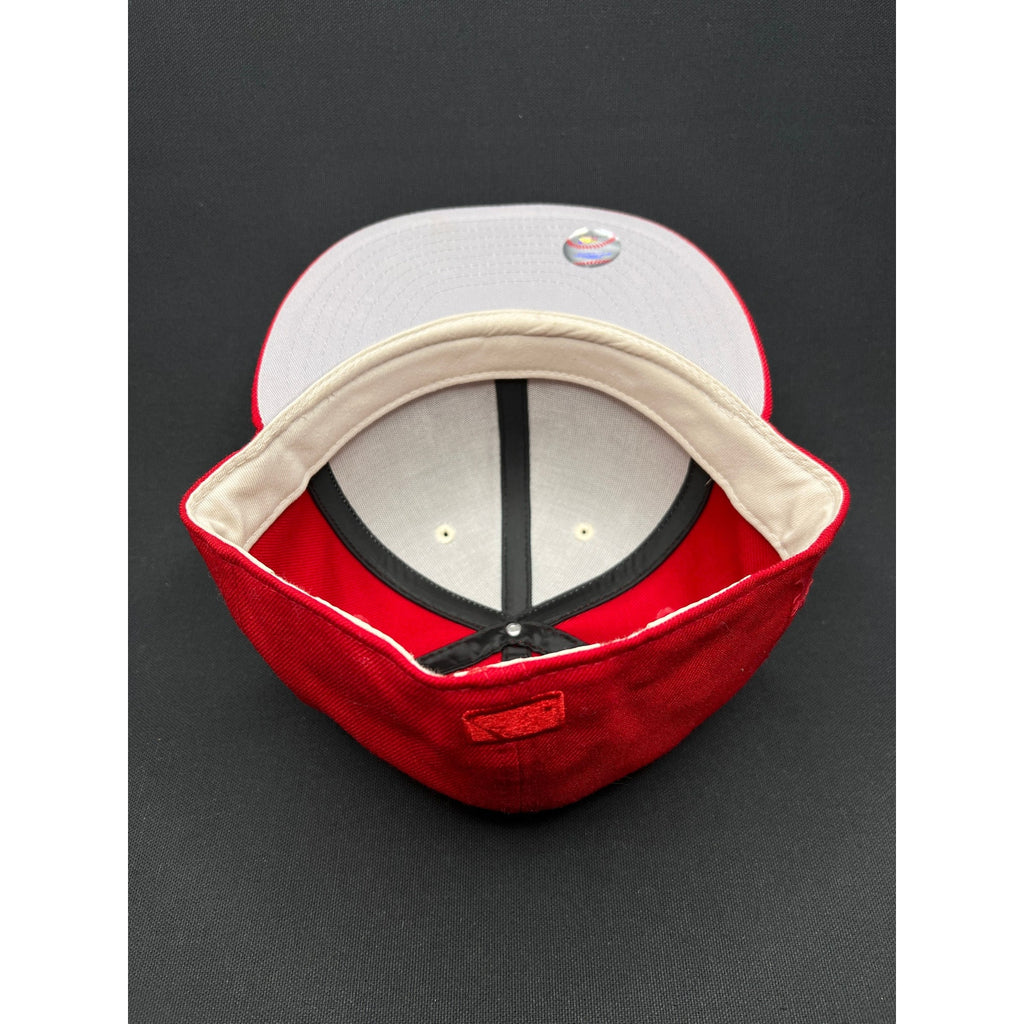 7 3/8 Fear of God Essentials x New Era 59FIFTY Fitted Hat Red White Wool